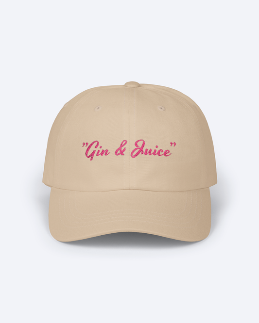 GIN & JUICE EMBROIDERED DAD HAT