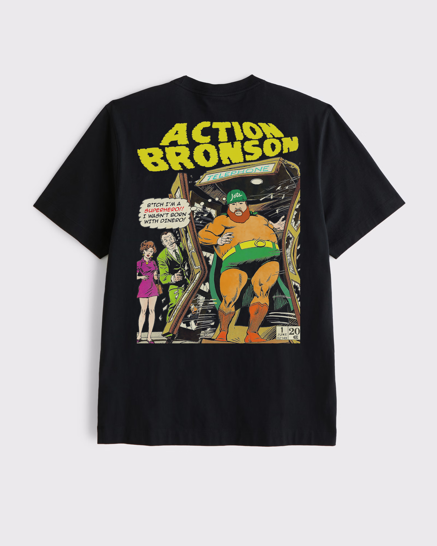 Action Bronson Comic Graphic Tee - Front & Back Print