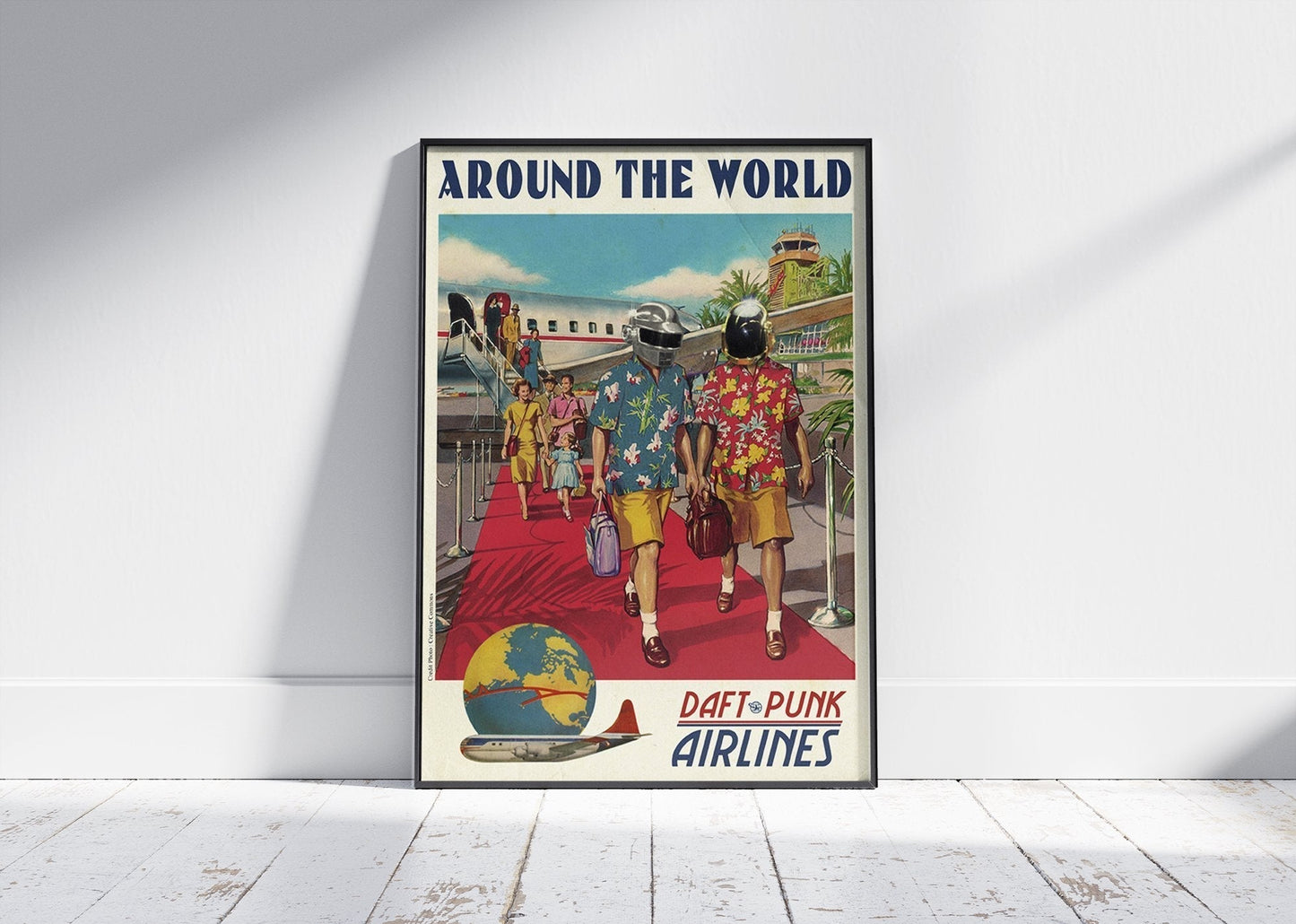 Around The World Vintage Advertising Style Poster - 808's