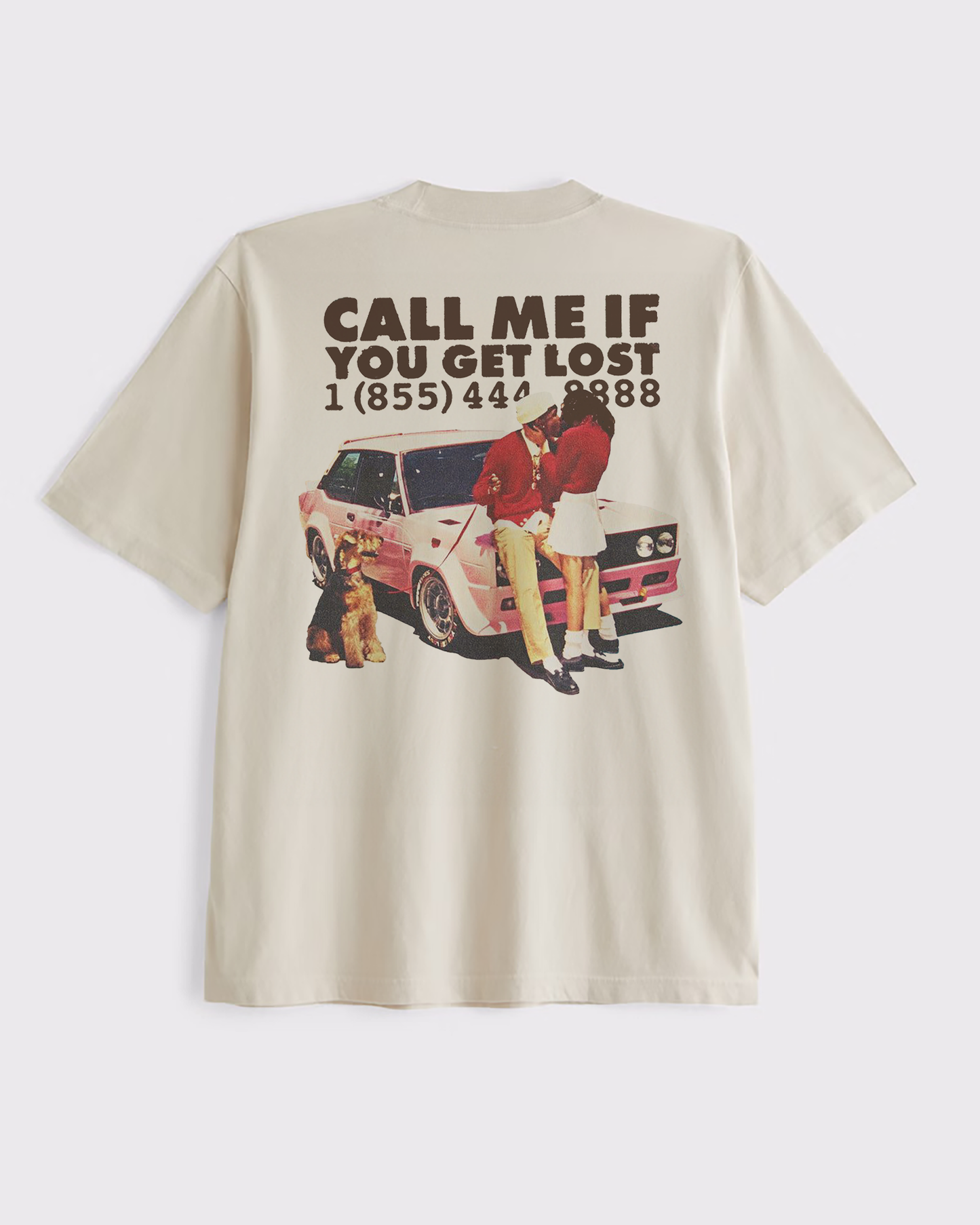 Call Me If You Get Lost Tee - Front And Back Print