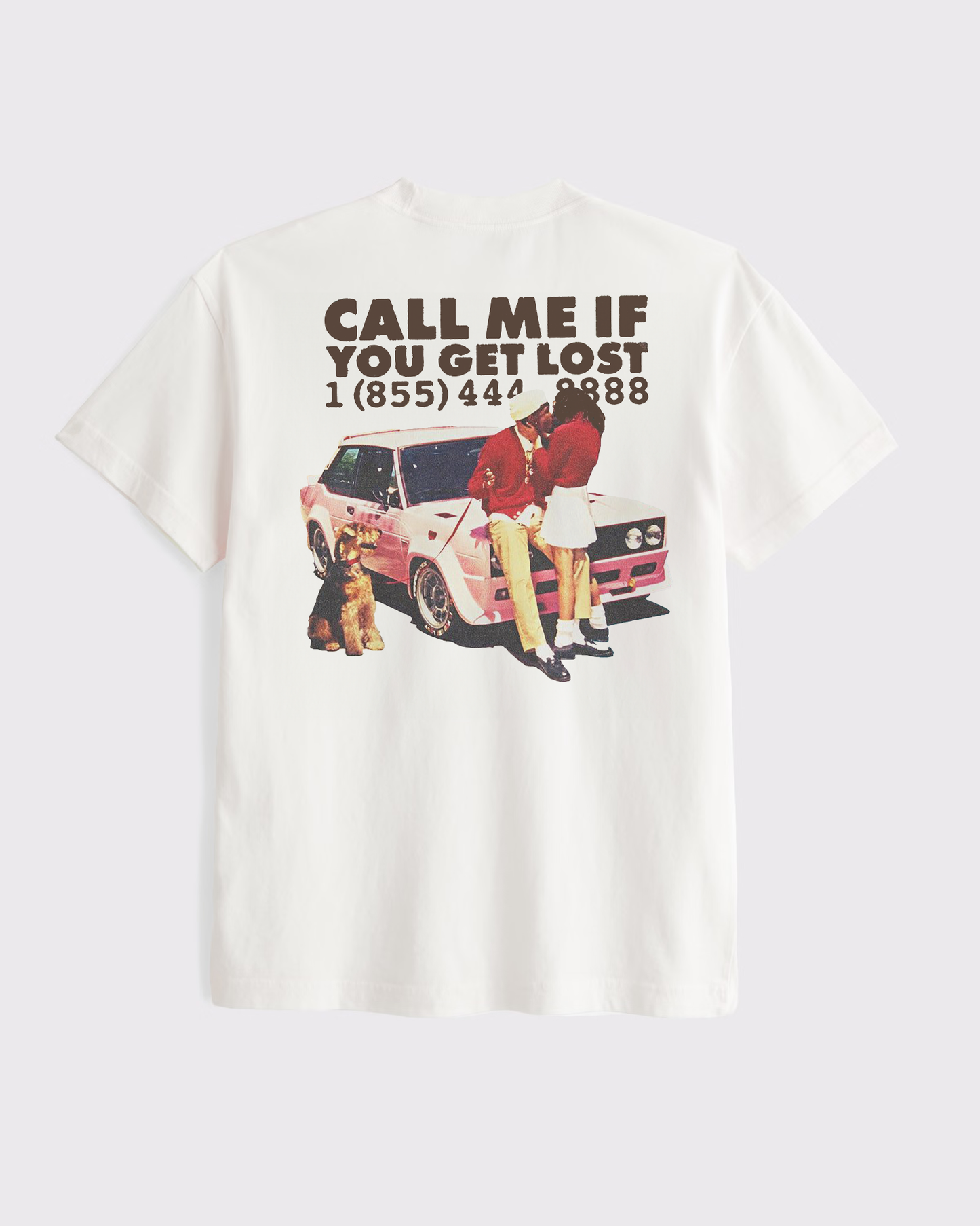 Call Me If You Get Lost Tee - Front And Back Print