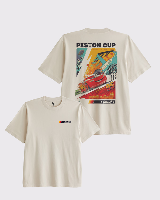 Piston Cup Tee - Front & Back Print