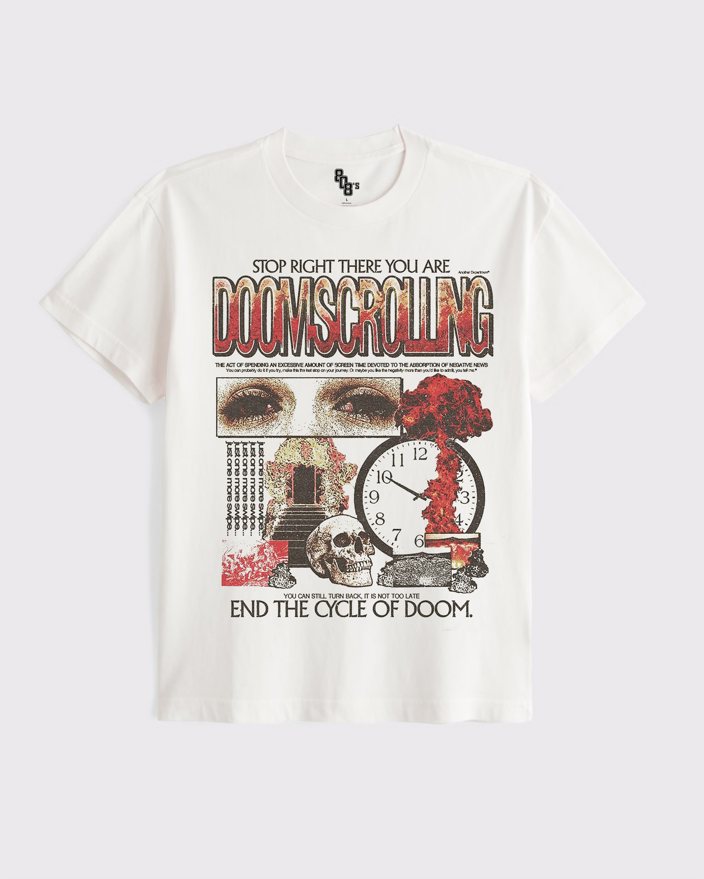 Stop Doomscrolling - Brutalism Tee