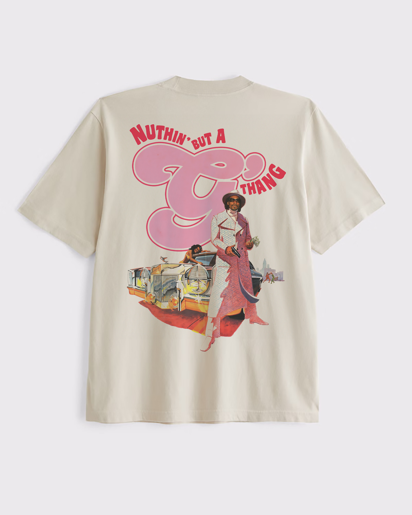 Nuthin' But A G Thing Graphic Tee Front & Back Print