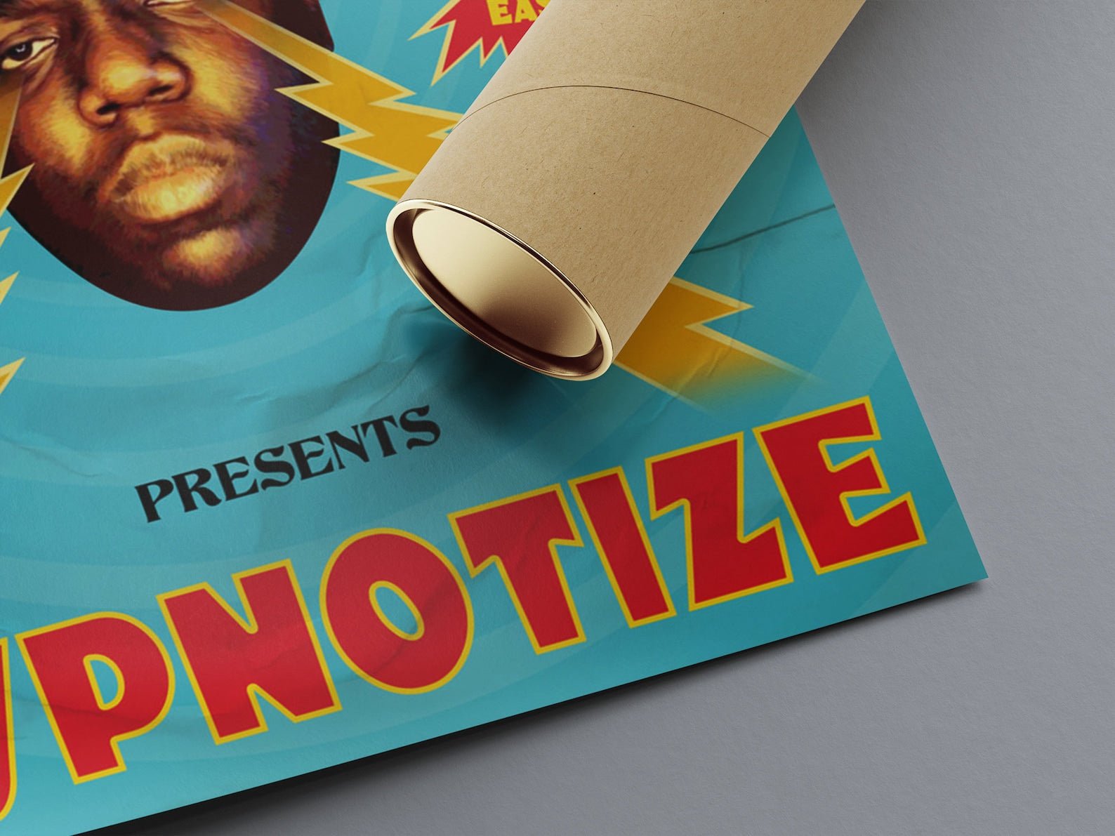 HYPNOTISE BIG INSPIRED GRAPHIC POSTER VINTAGE 90'S COMIC STYLE - 808's