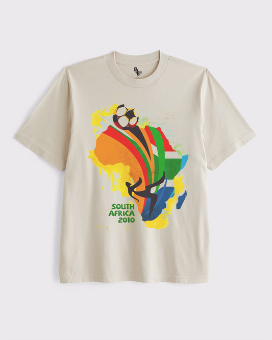South Africa 2010 World Cup Tee - Vintage Football T-Shirt | Nostalgic Soccer Memorabilia