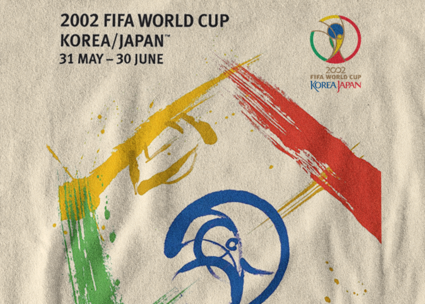 2002 World Cup Korea/Japan - Front & Back Print