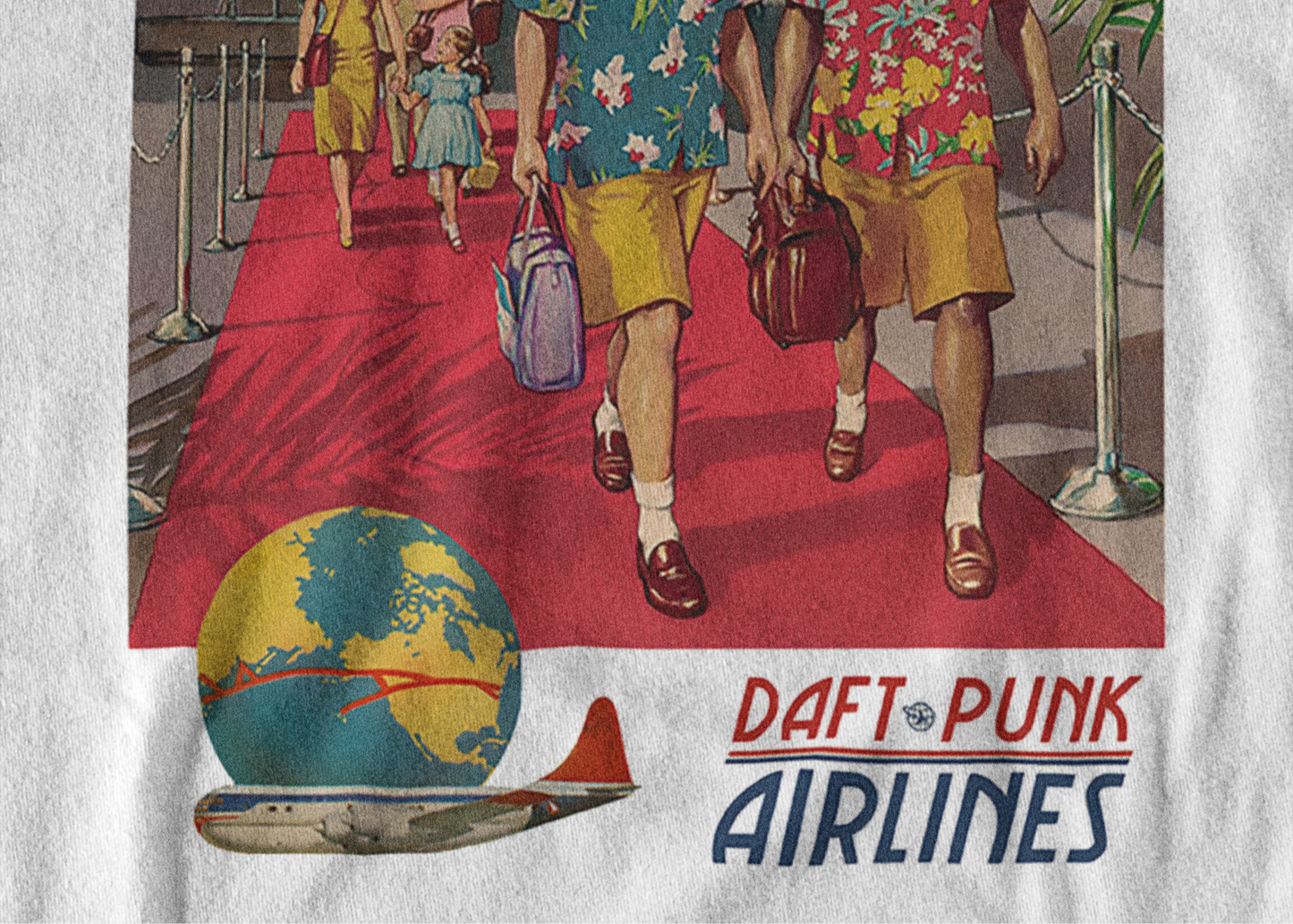 Around the World Airlines - Vintage Advertising Style Sweatshirt