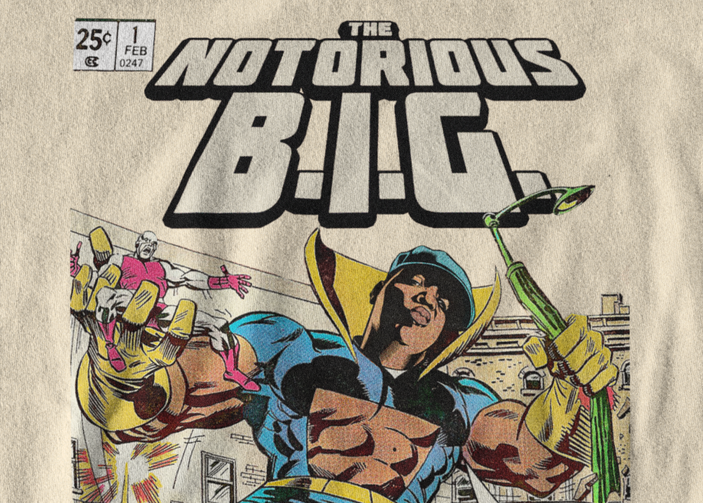 Biggie Superhero - Comic Style Tee