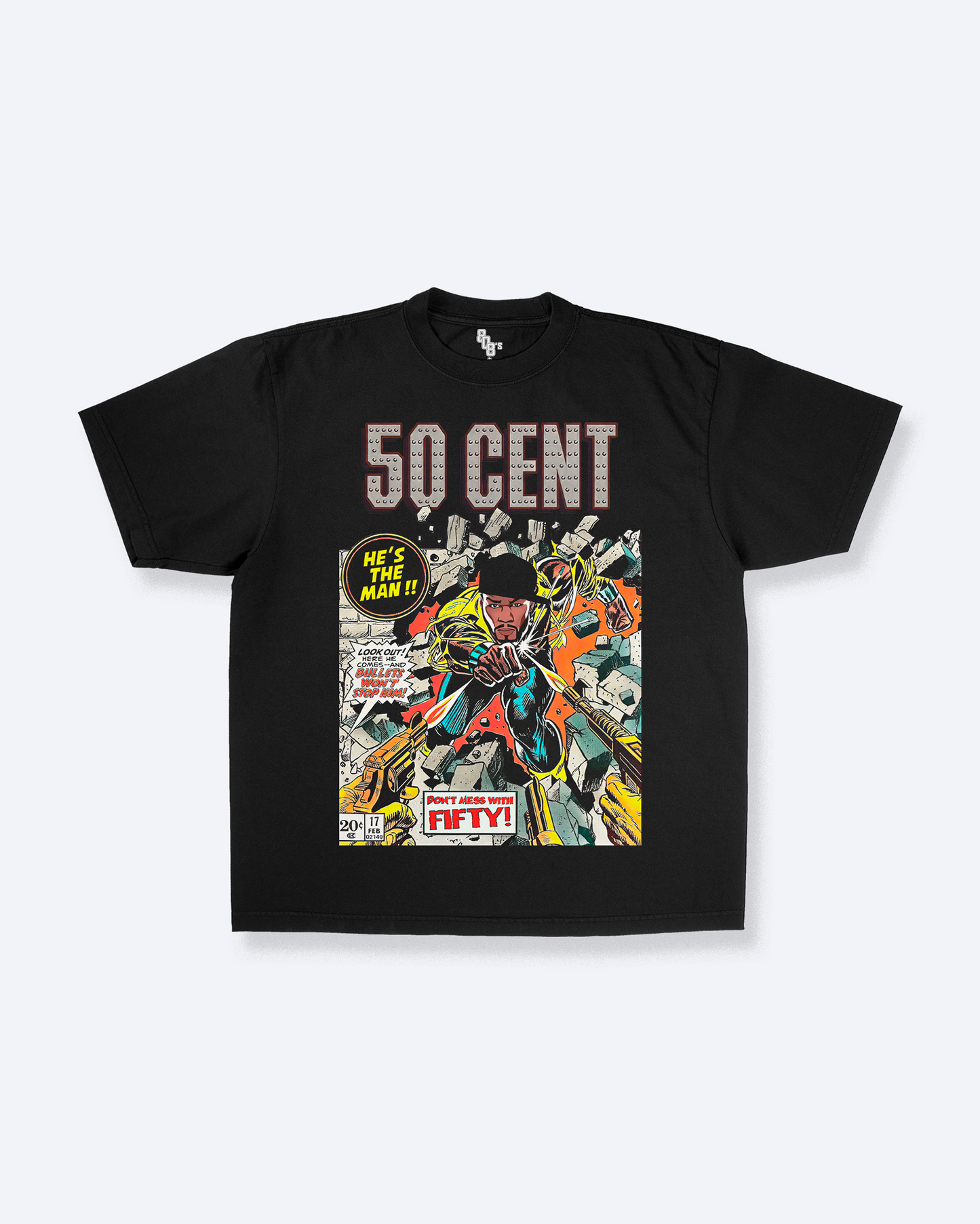 50 Comic Book Rap Graphic Tee