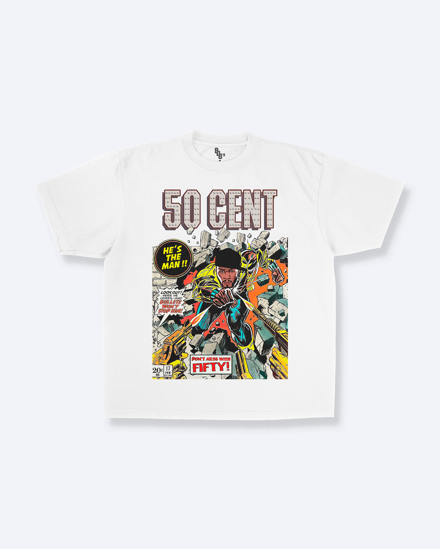 50 Comic Book Rap Graphic Tee