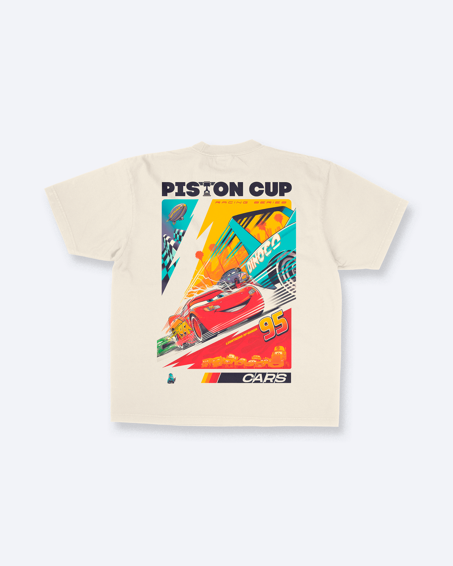 Piston Cup Tee - Front & Back Print