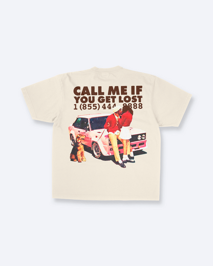 Call Me If You Get Lost Tee - Front And Back Print