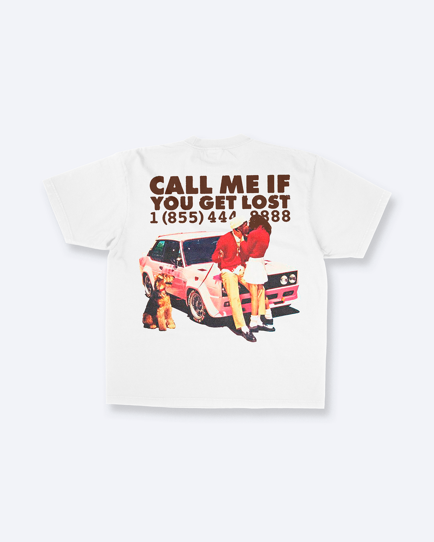 Call Me If You Get Lost Tee - Front And Back Print