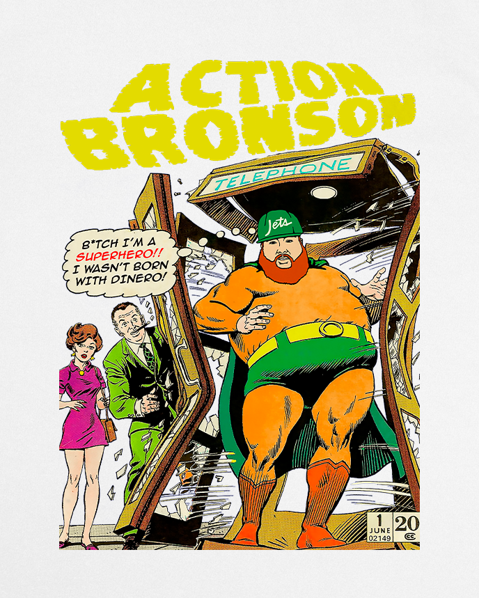 Action Bronson Comic Graphic Tee - Front & Back Print