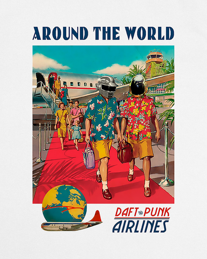 Around the World Airlines White Sweatshirt