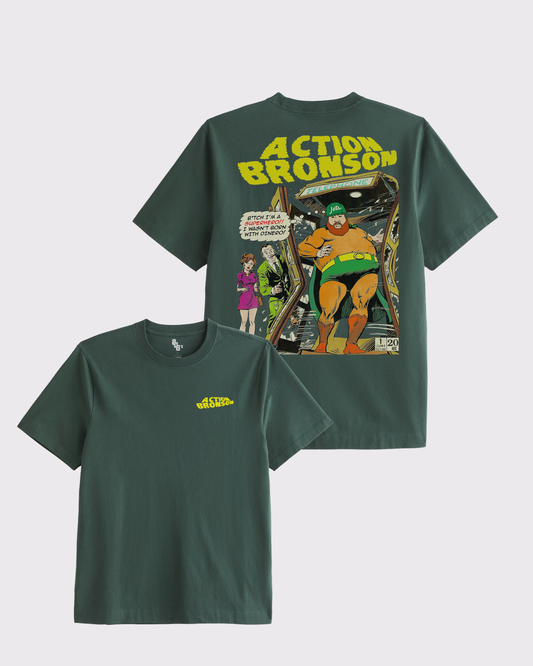 Action Bronson Comic Graphic Tee - Front & Back Print