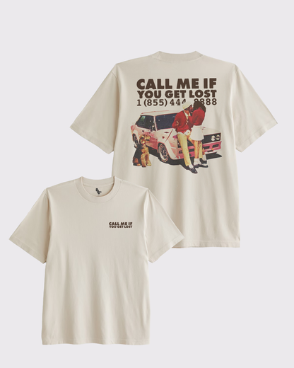 Call Me If You Get Lost Tee - Front And Back Print