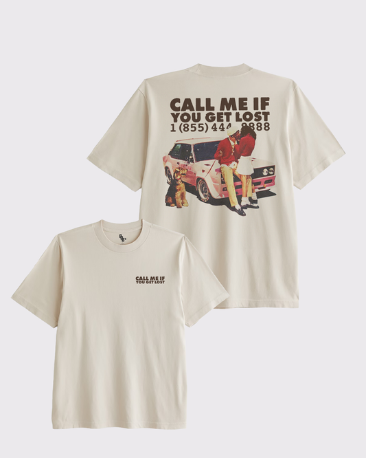 Call Me If You Get Lost Tee - Front And Back Print