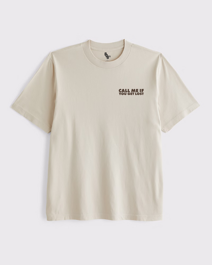 Call Me If You Get Lost Tee - Front And Back Print