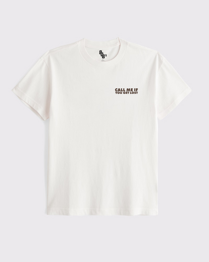 Call Me If You Get Lost Tee - Front And Back Print
