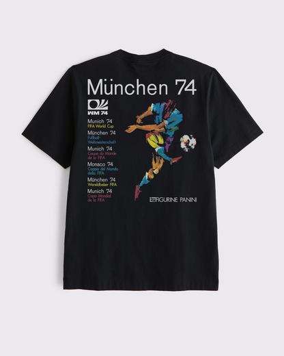 "1974 World Cup Germany" Front & Back Print Tee – Vintage Poster Style