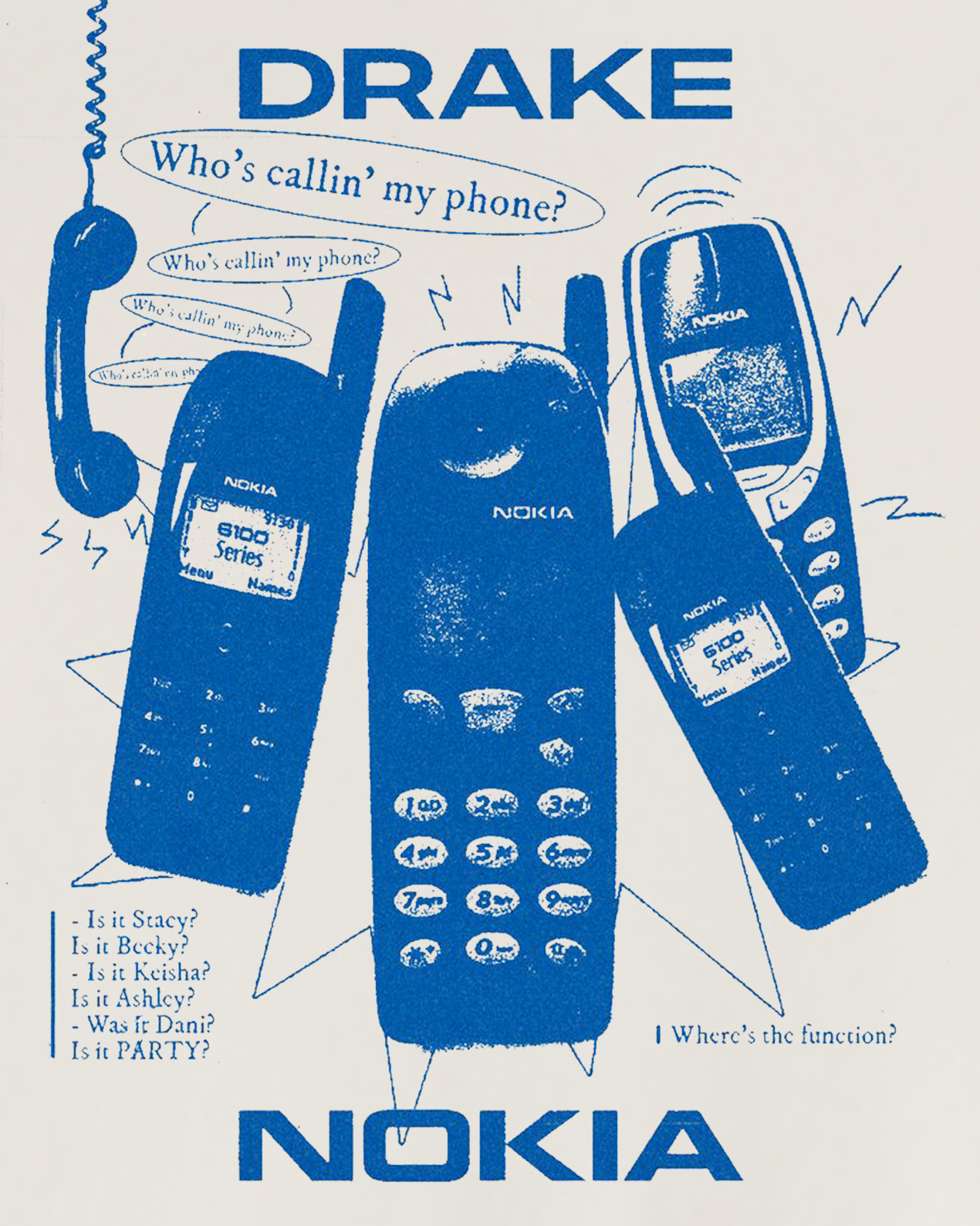 Drake "Nokia" Sand Tee