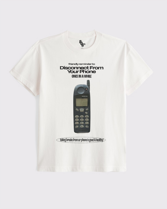 Disconnect! Statement Tee - Premium Heavyweight Cotton Unisex T-Shirt