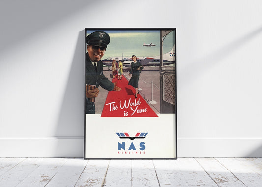 The World Is Yours Vintage Advertising Style Poster - 808's