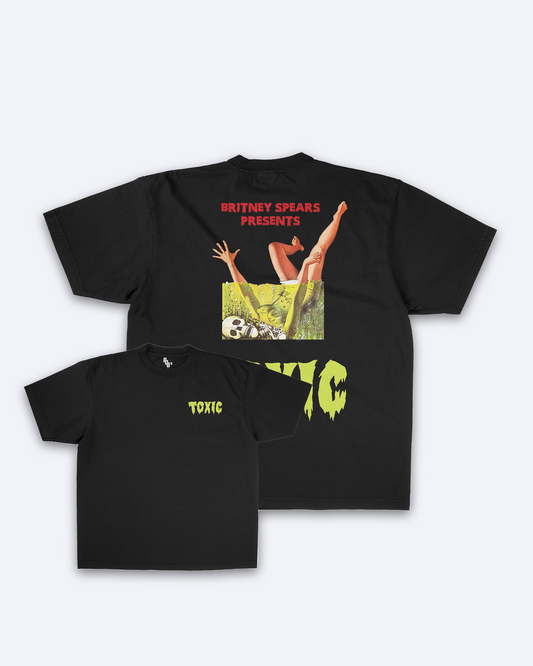 Britney Toxic Horror Style Graphic Tee - Front & Back Print