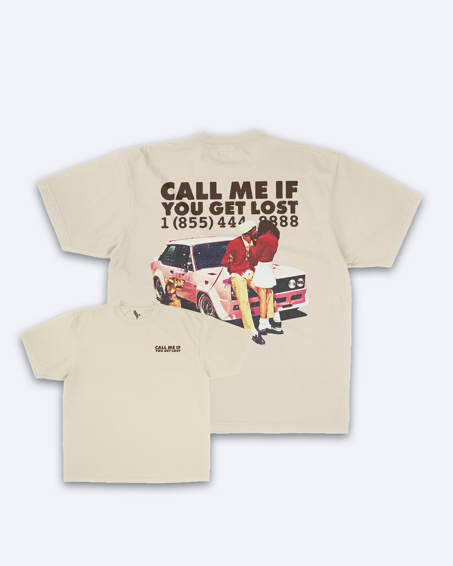 Call Me If You Get Lost Tee - Front And Back Print